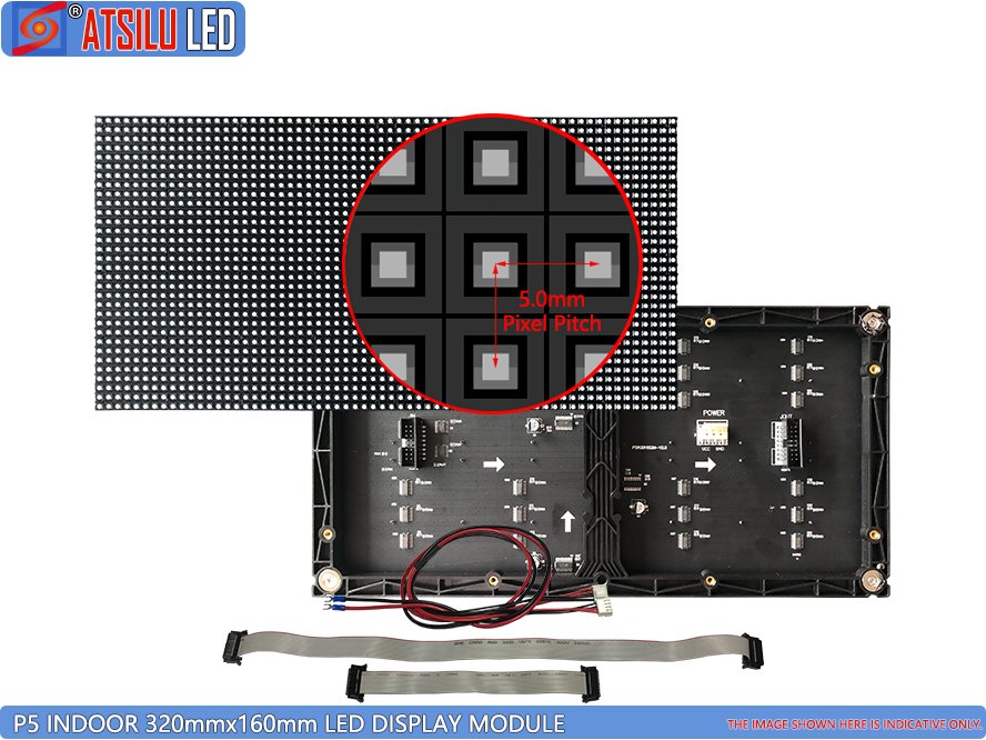 320mmx160mm LED Display Module P5mm Indoor